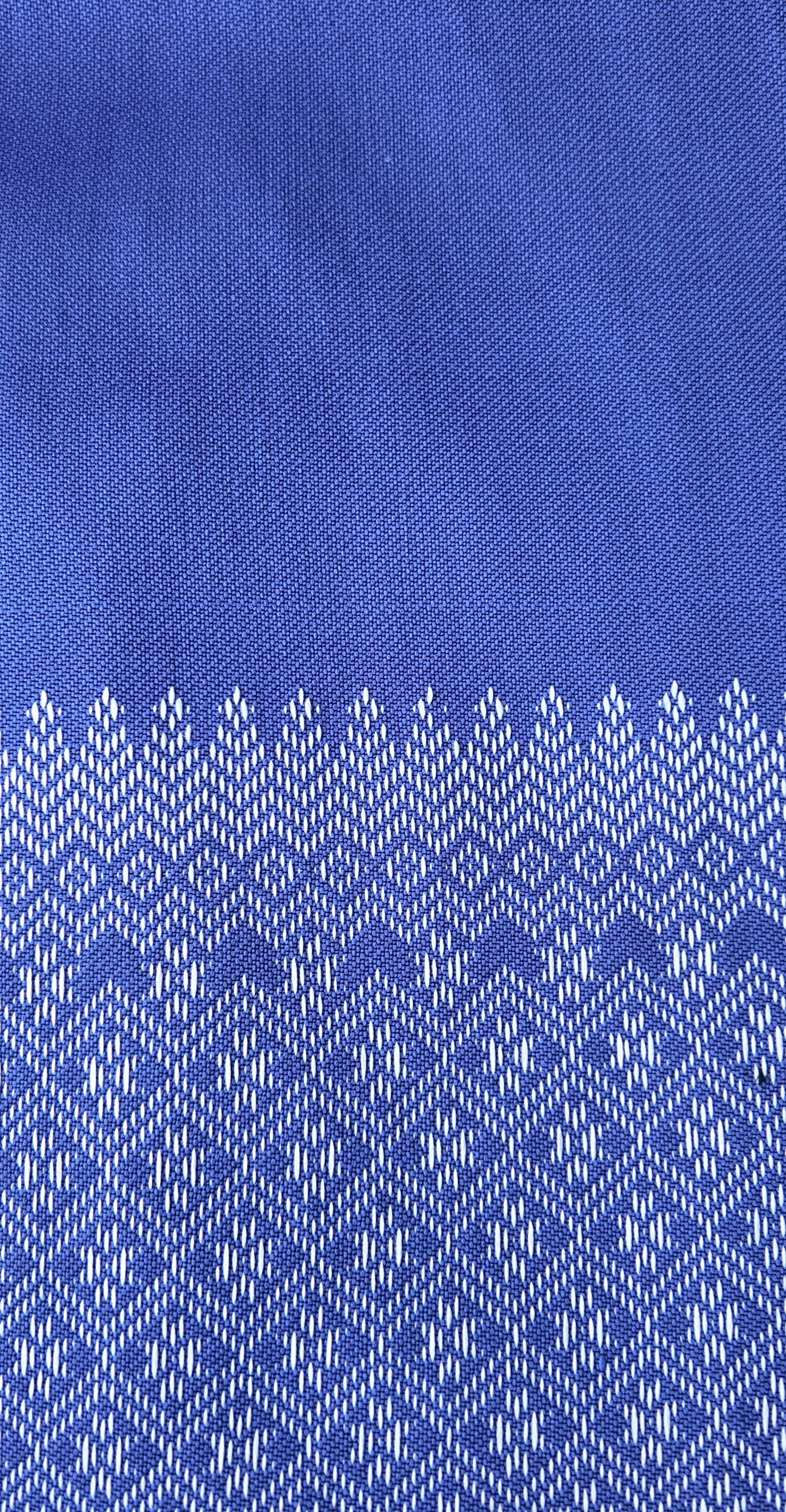 Empire Blue Vest - Cambodian Blended Silk - Women