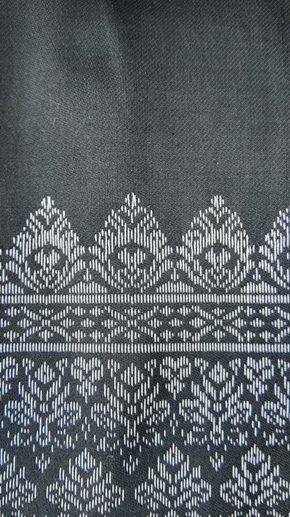 Legacy Black Vest - Cambodian Blended Silk - Women